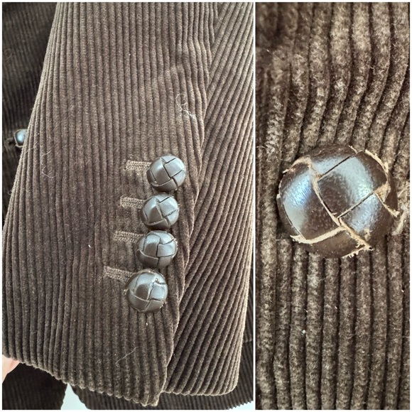 Vtg Polo Ralph Lauren Corduroy Hunting Shooting Sport Coat Blazer Brown Size M - Picture 15 of 16